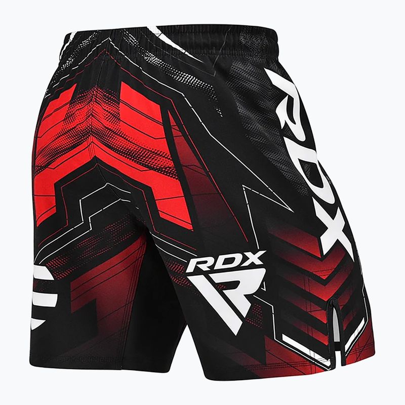 Pánské tréninkové šortky RDX IMMAF Approved MMA Fight & Training red 3