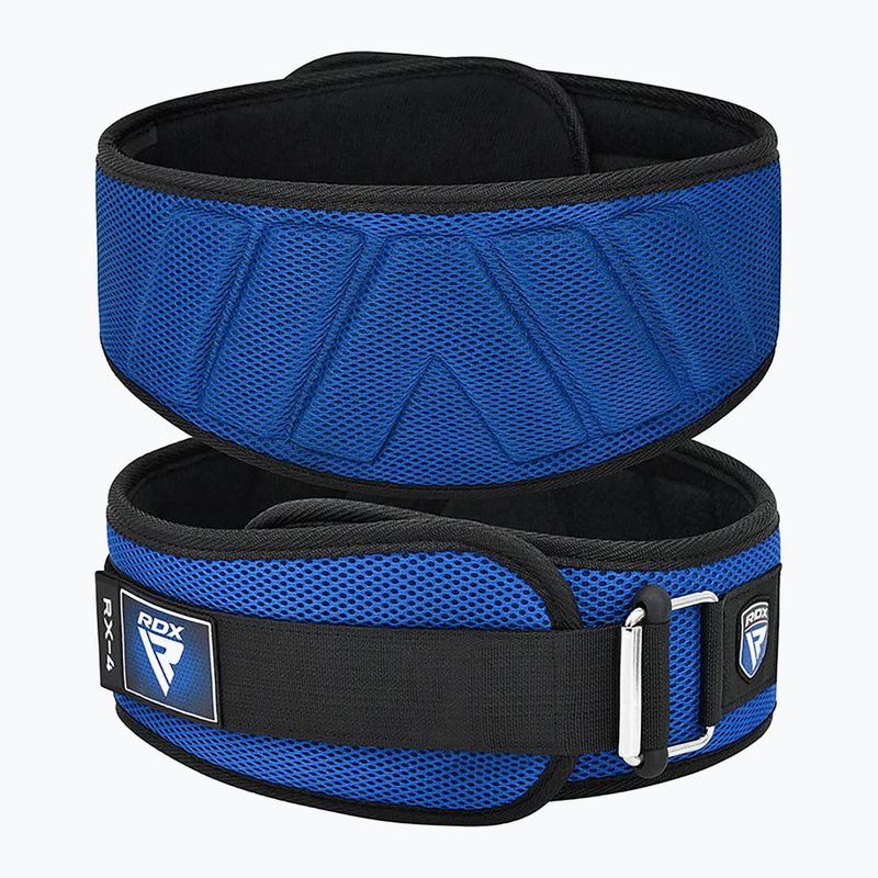 Opasek na vzpírání RDX Rx4 Weightlifting Belt blue 2