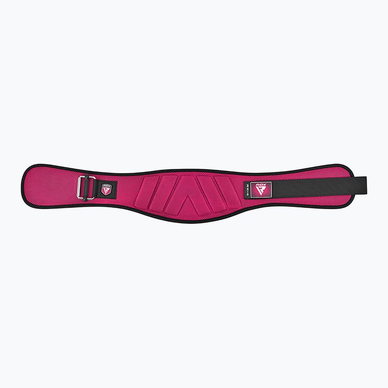 Vzpěračský pás RDX Rx4 Weightlifting Belt pink 7