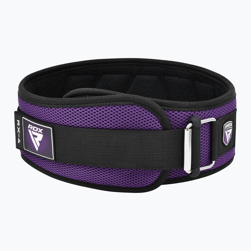 Vzpěračský pás RDX Rx4 Weightlifting Belt purple 2