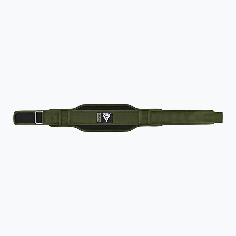 Vzpěračský pás  RDX Rx5 Weightlifting Belt army green 7