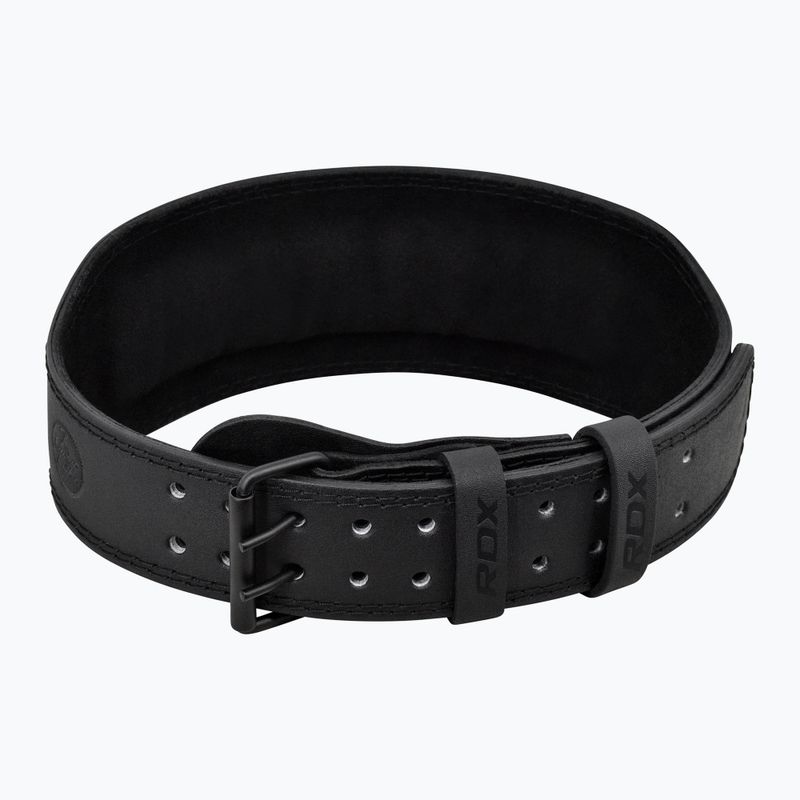 Vzpěračský opasek RDX Belt 4" Leather black 2