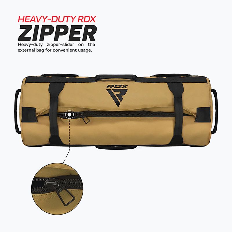 Tréninkový pytel  RDX Fitness Sand khaki 7