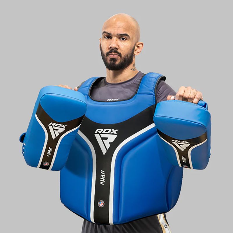 Kruhové sportovní  bloky   RDX Arm Pad Aura Plus T-17 blue 4