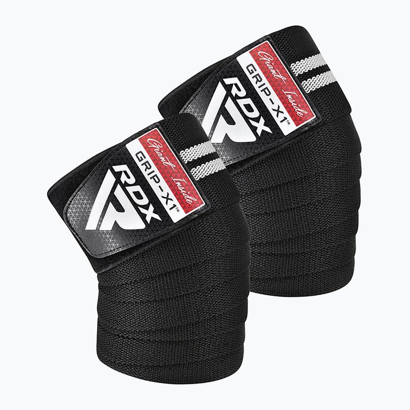 Chrániče kolen  RDX KR11 Gym Knee Wrap black/white