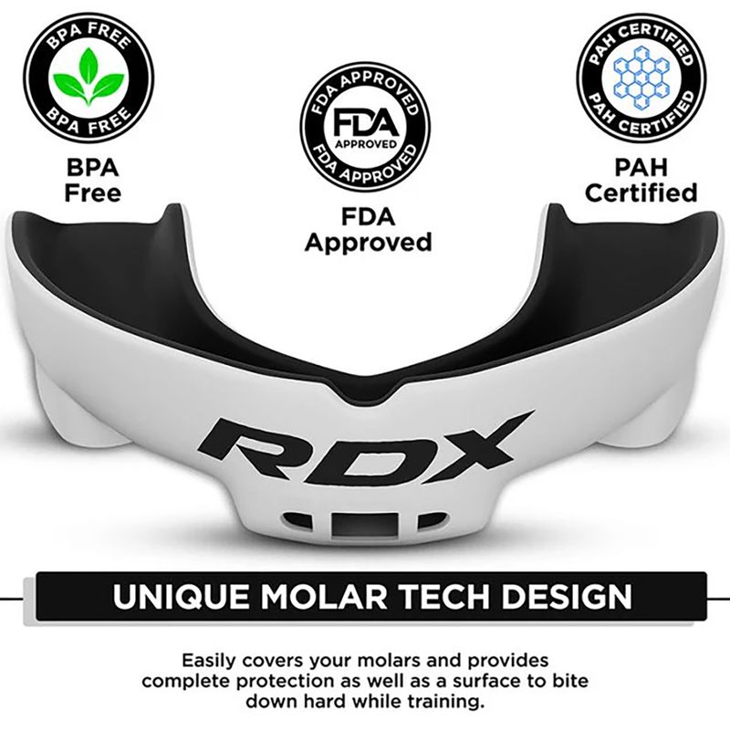 Chránič zubů RDX Mouth Guard white/black 4