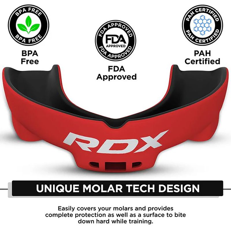 Chránič zubů RDX Mouth Guard black/red 5