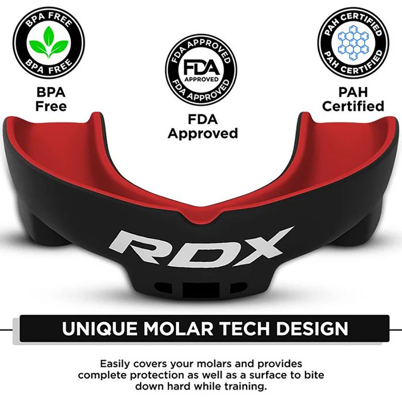 Chránič zubů RDX Mouth Guard red/black 2