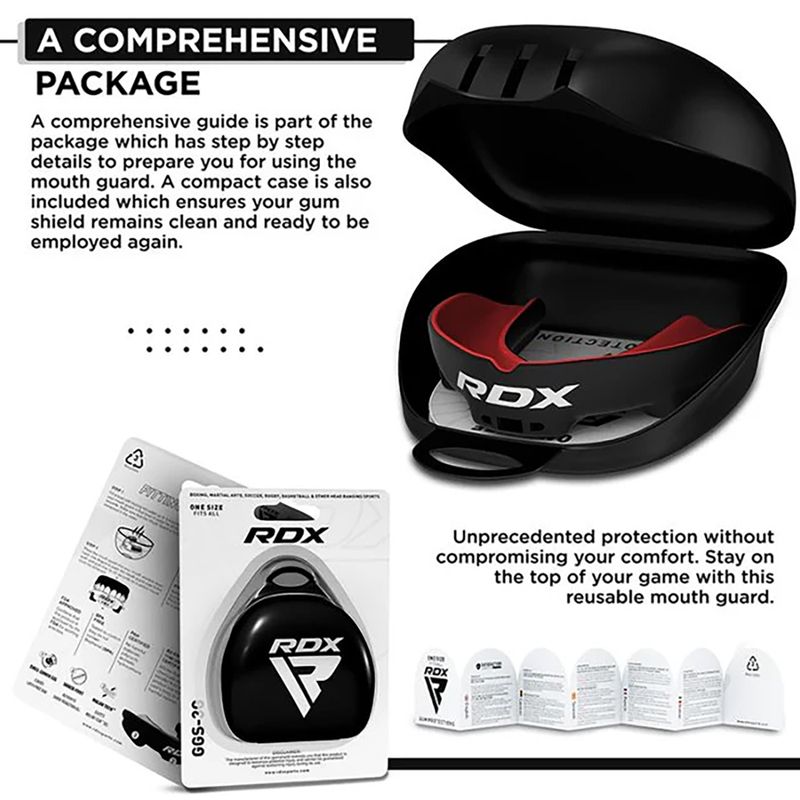 Chránič zubů RDX Mouth Guard red/black 5