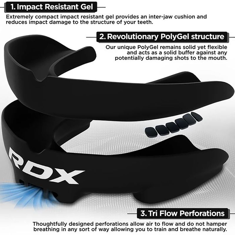 Chránič zubů RDX Mouth Guard black 2