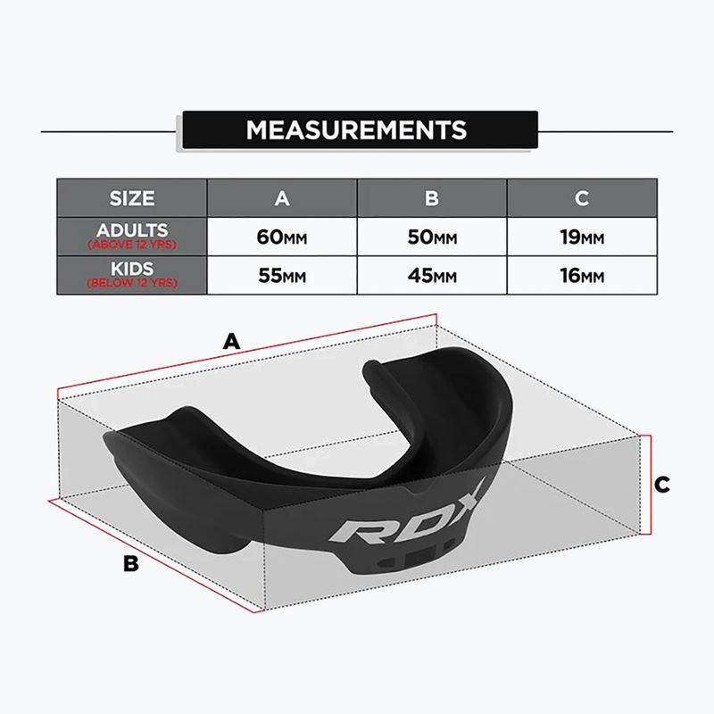 Chránič zubů RDX Mouth Guard black 5