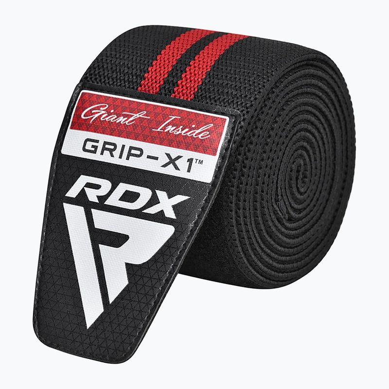 Chrániče kolen  RDX KR11 Gym Knee Wrap black/red 3