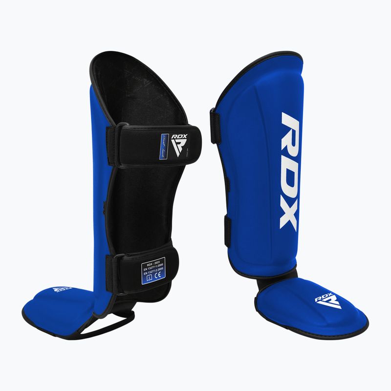 Chrániče holení a nártů RDX T1 Shin Instep Guards blue/white 2