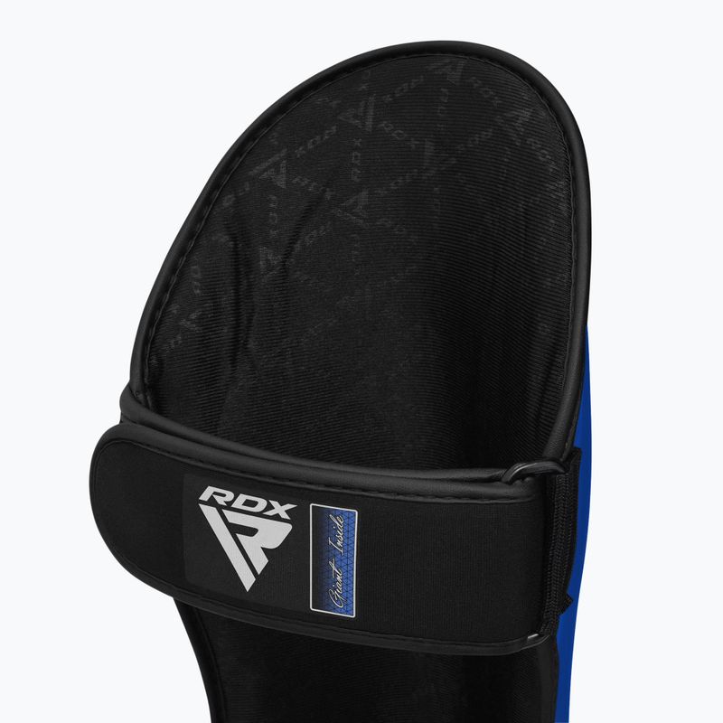 Chrániče holení a nártů RDX T1 Shin Instep Guards blue/white 6