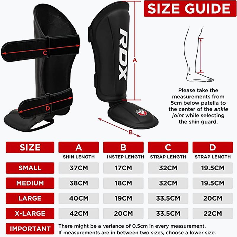 Chrániče holení a nártů RDX T1 Shin Instep Guards blue/white 8
