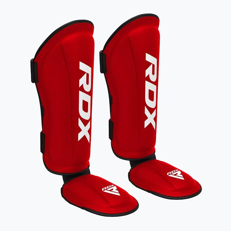 Chrániče holení a nártů RDX T1 Shin Instep Molded King red/white