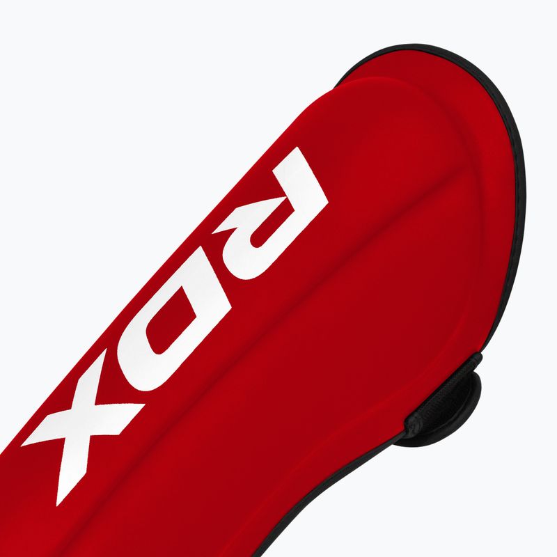 Chrániče holení a nártů RDX T1 Shin Instep Guards red/white 5