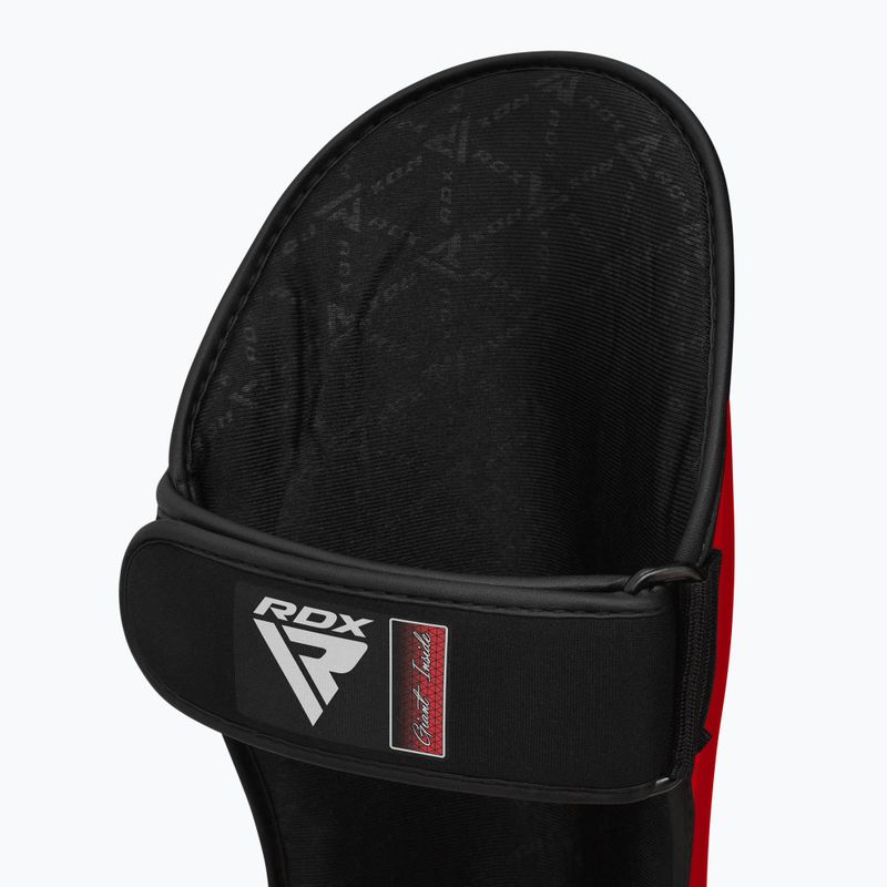Chrániče holení a nártů RDX T1 Shin Instep Guards red/white 6