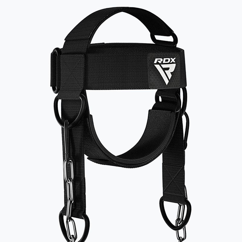 Postroj na krk pro vzpírání RDX H2 Neck Harness For Weight Lifting black