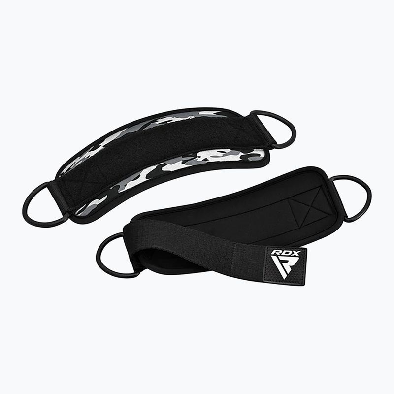 Popruhy s háky kotníkové RDX A4 Ankle Straps For Gym Cable Machine grey 5