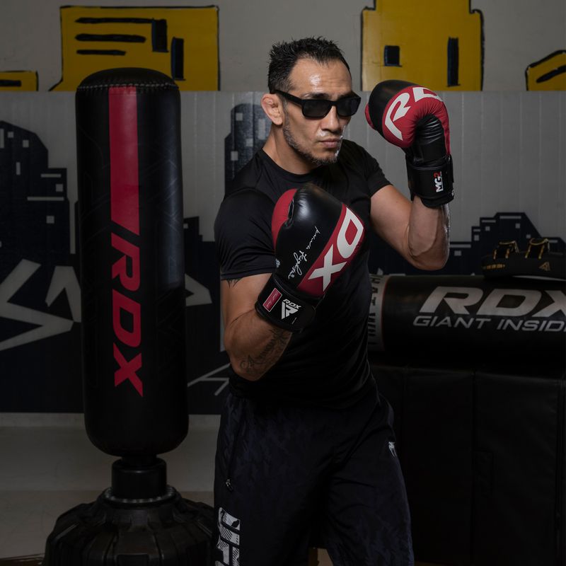 Boxerské rukavice RDX REX F4 černá/červená BGR-F4MU-10OZ 9