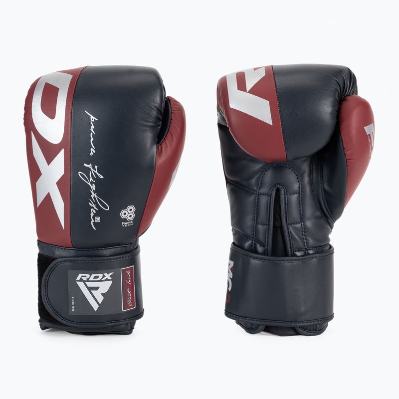 Boxerské rukavice RDX REX F4 černá/červená BGR-F4MU-10OZ 3