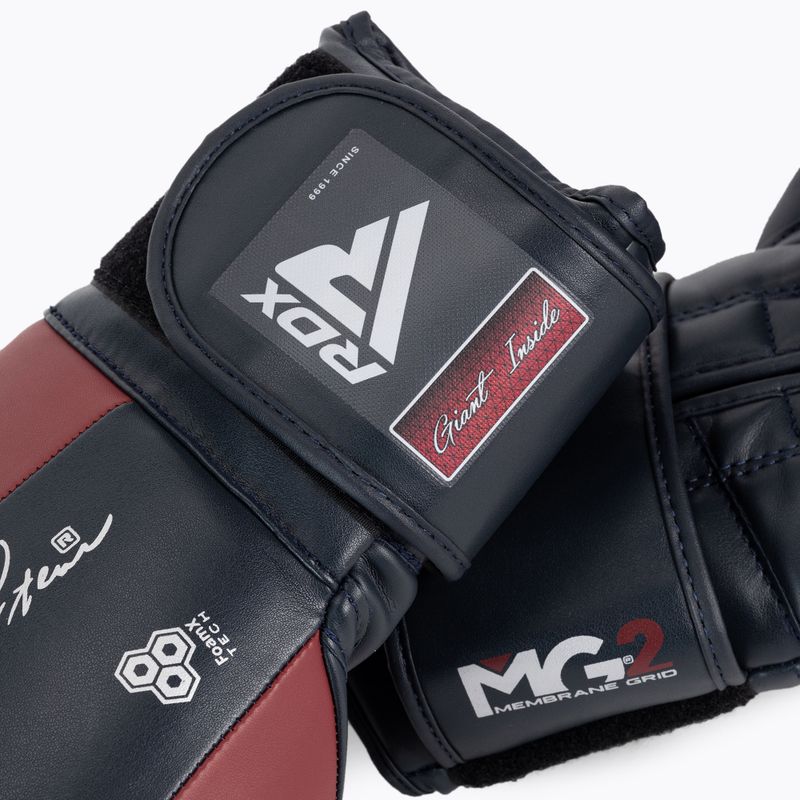 Boxerské rukavice RDX REX F4 černá/červená BGR-F4MU-10OZ 6