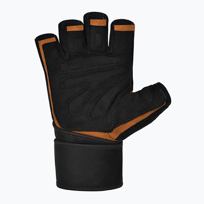 Trekingové rukavice RDX L4 Open Finger Micro Plus Gym tan/black 3