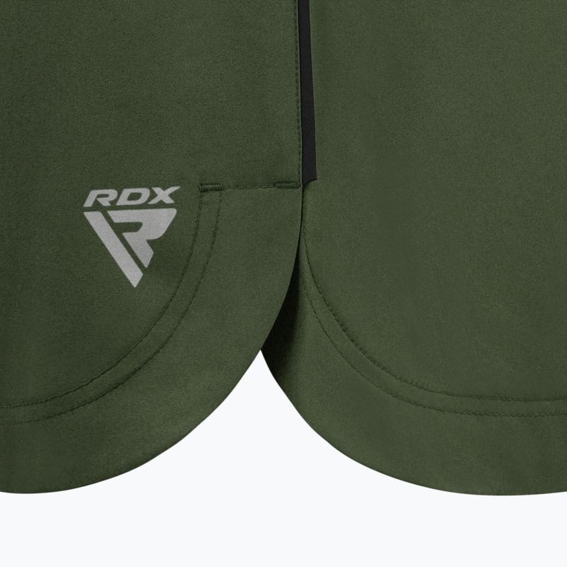 Pánské tréninkové šortky RDX T15 green 4
