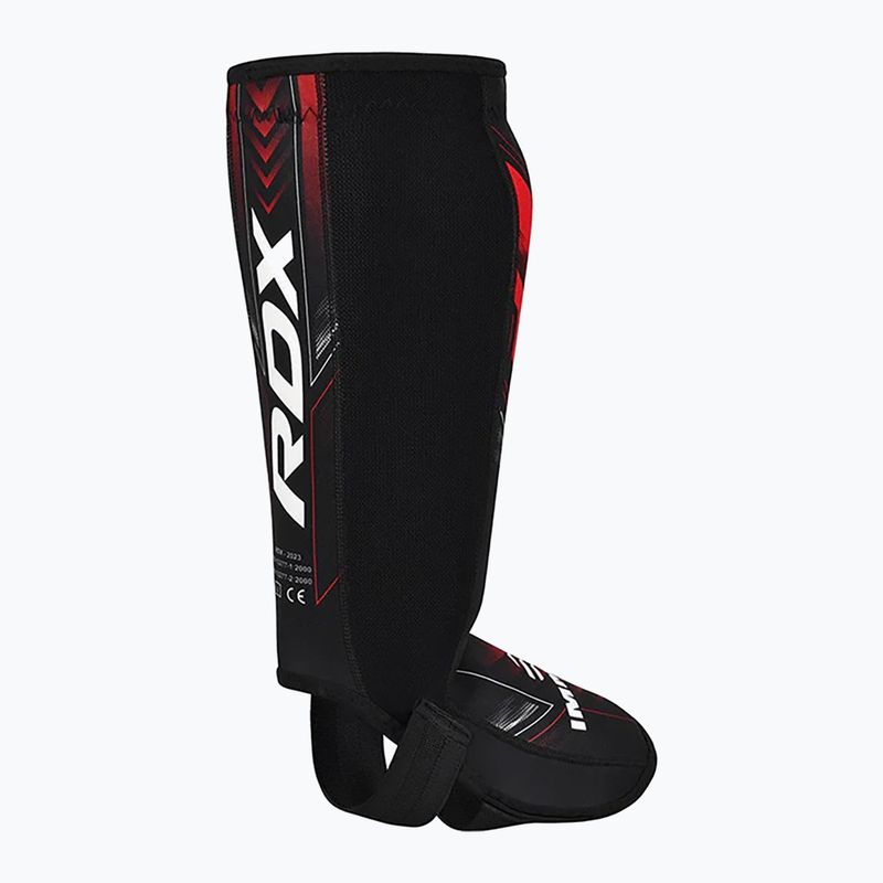 Chrániče holení a nártů RDX IMMAF Approved Neoprene Shin Instep red 4