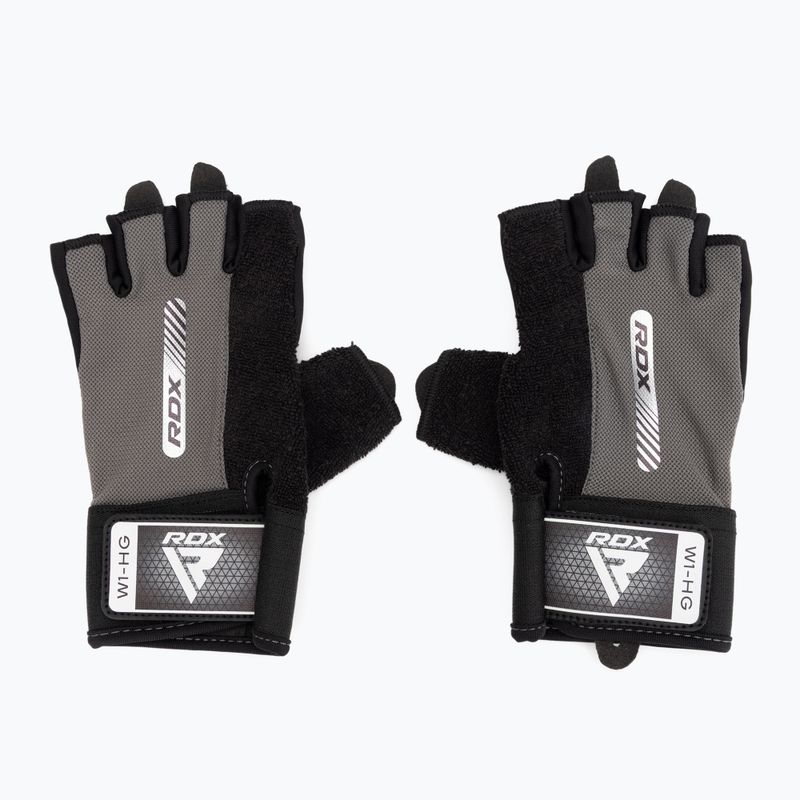 Trekingové rukavice RDX Gym Workout Gloves W1 grey 2