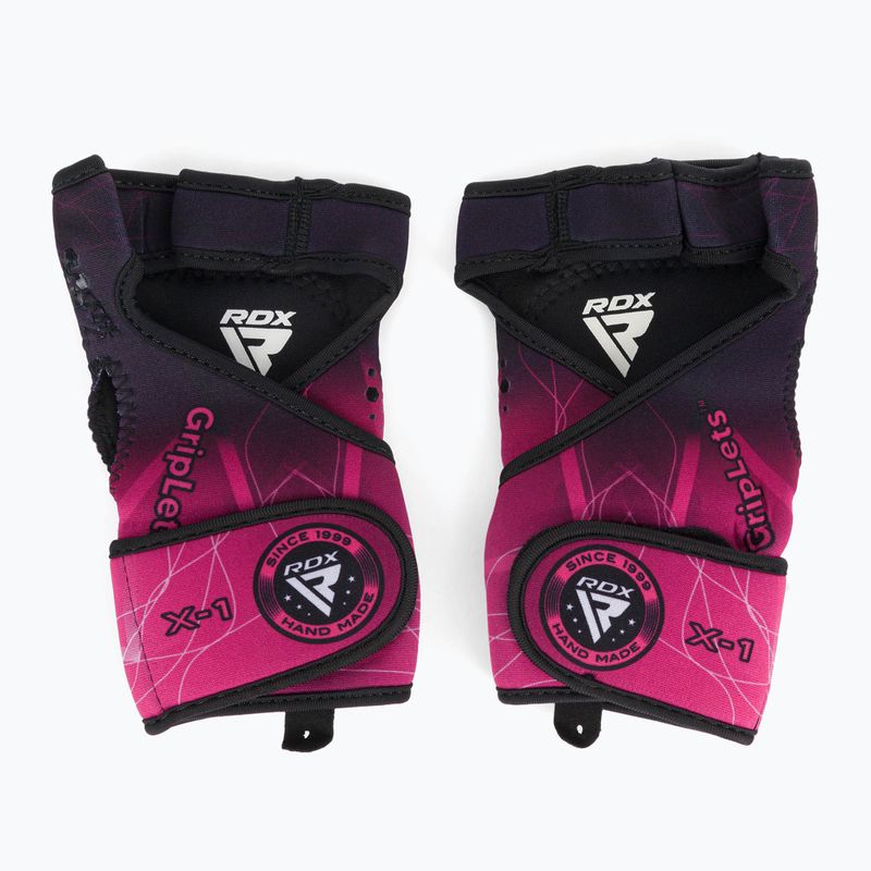 Tréninkové rukavice RDX Weight Lifting X1 Long Strap WGN-X1P 2