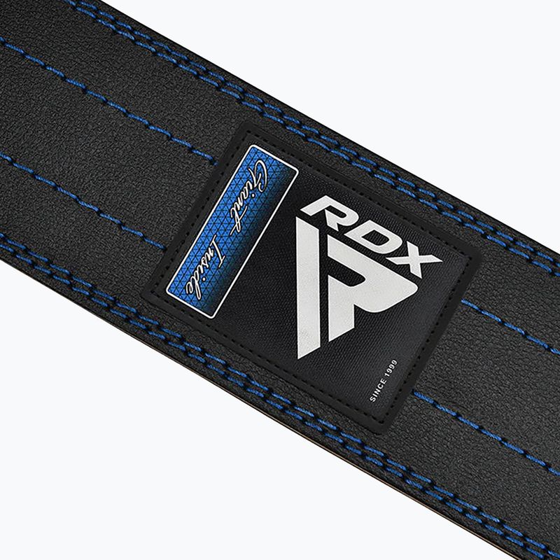 Vzpěračský opasek RDX RD1 Weight Lifiting Power blue 4