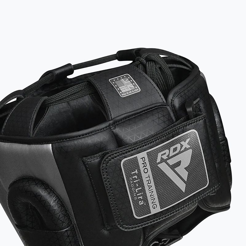 Boxerská přilba RDX L2 Mark Pro Head Guard With Nose Protection Bar silver 4