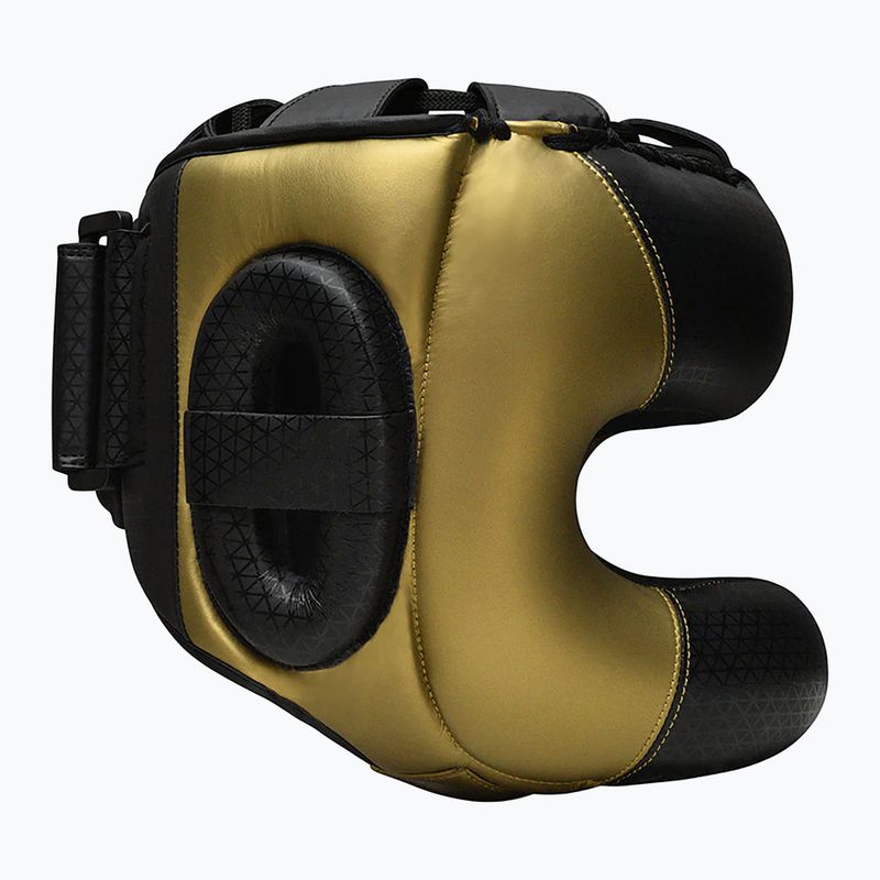 Boxerská přilba RDX L2 Mark Pro Head Guard With Nose Protection Bar golden 2