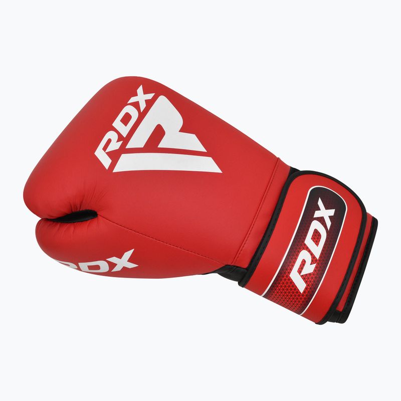 Boxerské rukavice  RDX Apex Sparring Training Boxing Hook & Loop red 3