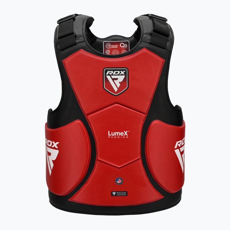 Hrudní chránič RDX Apex Coach Body Protector red