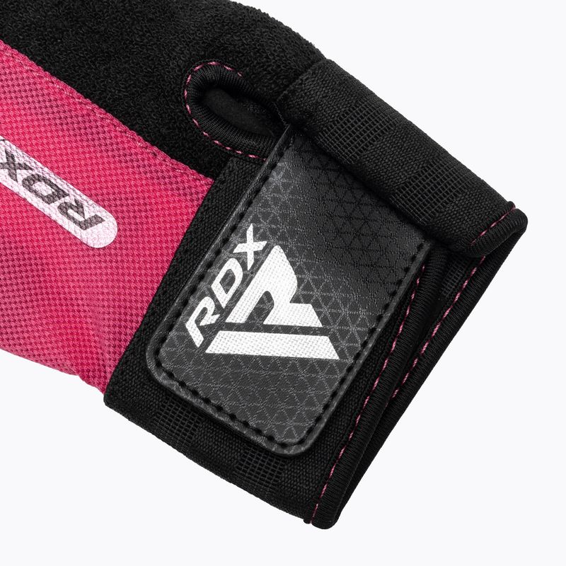 Trekingové rukavice RDX Gym Workout Gloves W1 pink 4