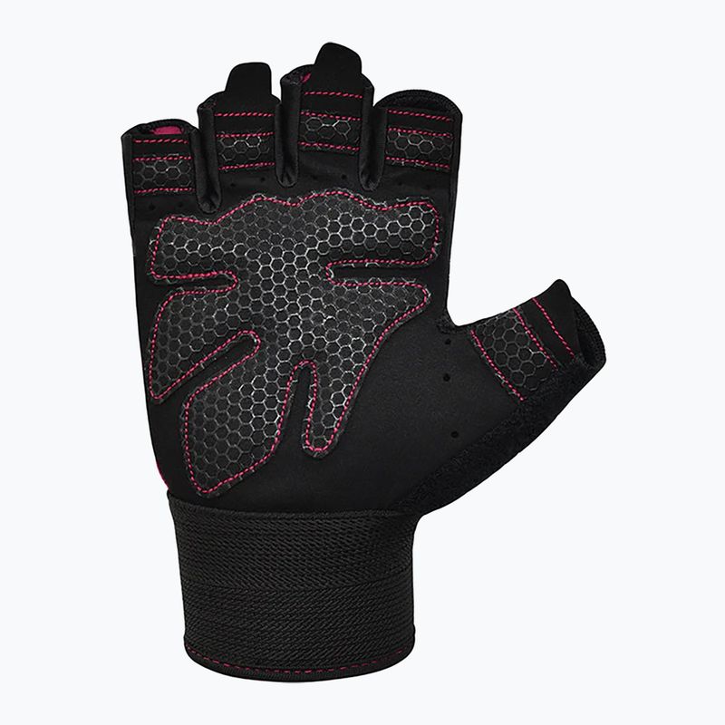 Trekingové rukavice RDX Gym Workout Gloves W1 pink 3