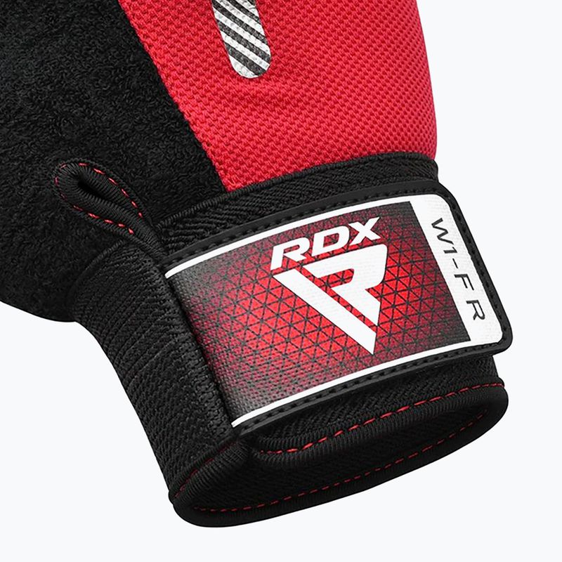 RDX W1F Celoprsté tréninkové rukavice červené 4