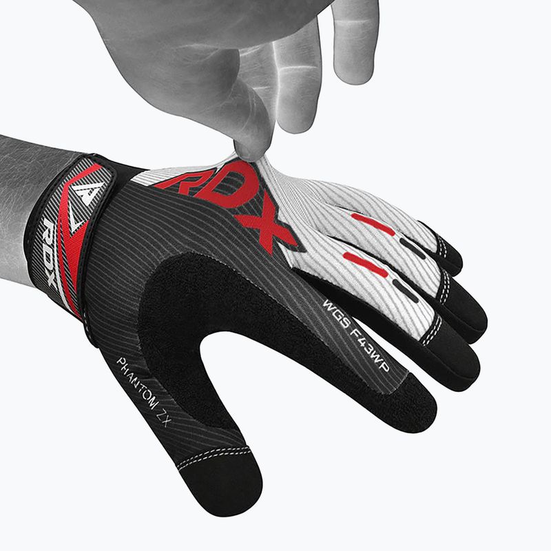 Tréninkové rukavice RDX Sublimation F43 černo-bílé WGS-F43WP 7