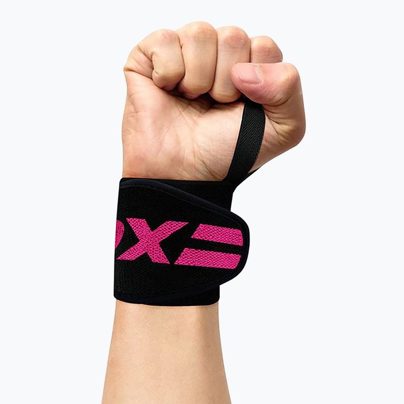 Bandáže na zápěstí RDX Gym Wrist Wrap pink 3