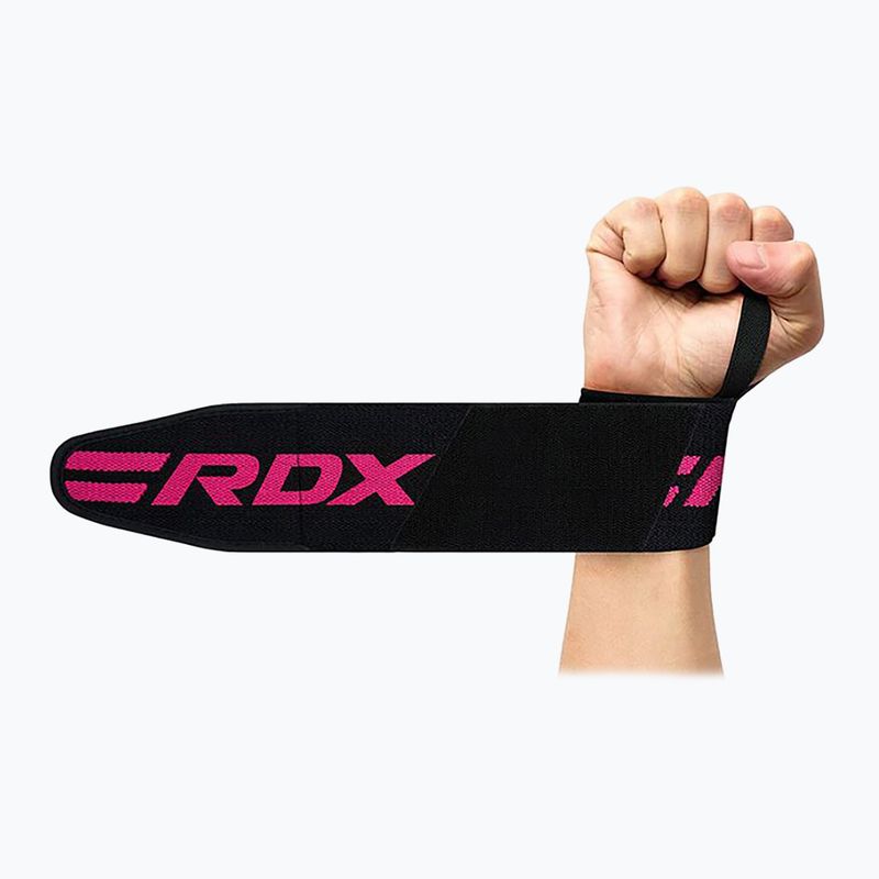 Bandáže na zápěstí RDX Gym Wrist Wrap pink 4