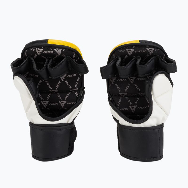 Grapplingové rukavice RDX T6 černá/žlutá GGR-T6Y 2