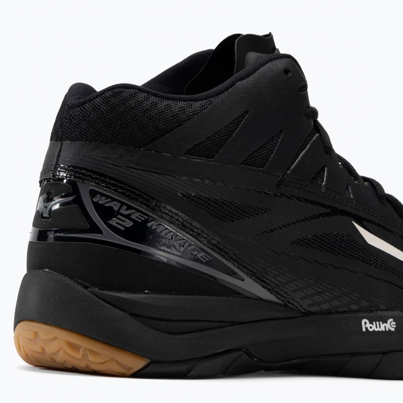 Pánské volejbalové boty Mizuno Wave Mirage 2 Mid černé X1GA176099 8