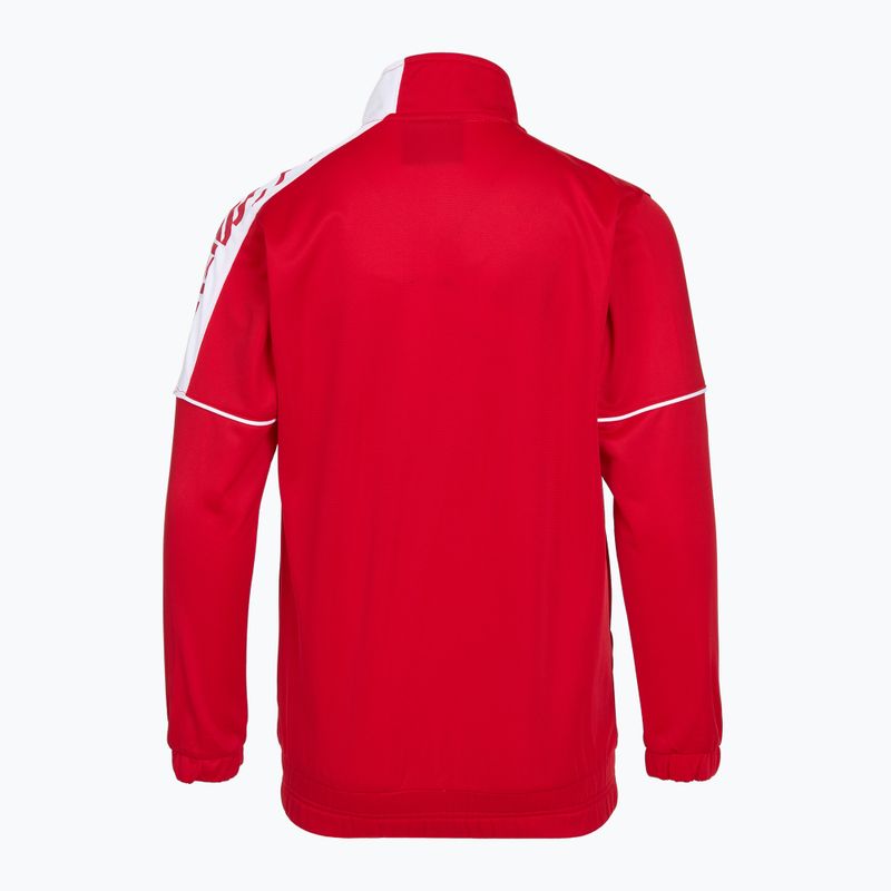 Dětská tréninková mikina Mizuno Knitted Track red 2