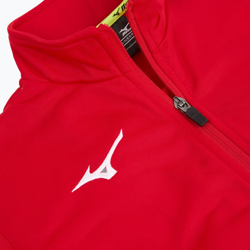 Dětská tréninková mikina Mizuno Knitted Track red 4
