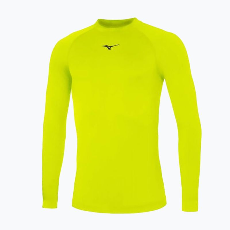 Pánské běžecké tričko Longsleeve Mizuno Uni Core yellow/ navy