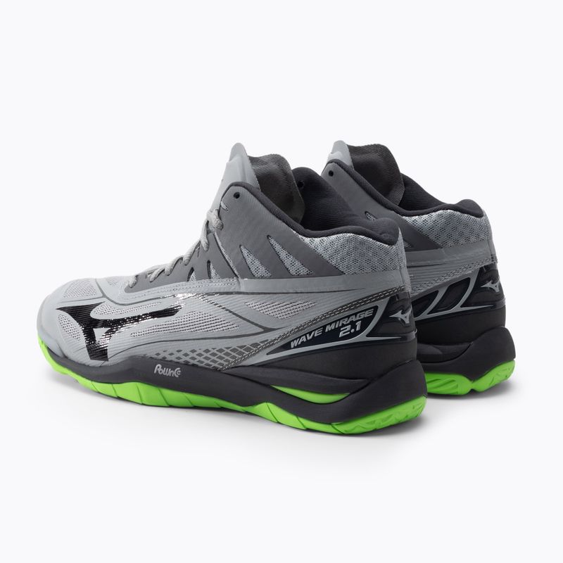 Pánské volejbalové boty Mizuno Wave Mirage 2.1 Mid zelené X1GA187037 3