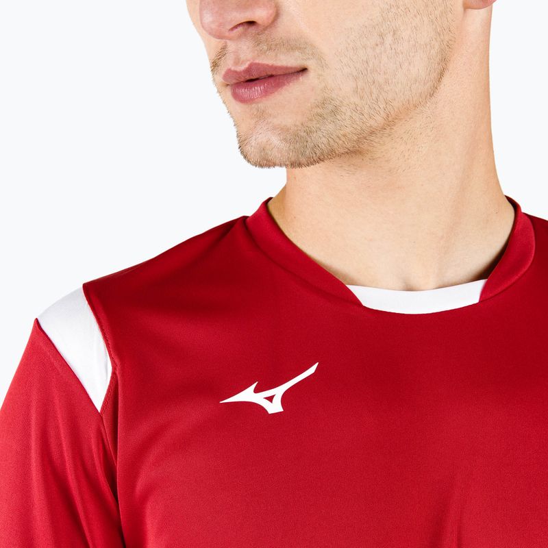 Mizuno Premium Handball SS pánské tréninkové tričko červené X2FA9A0262 4